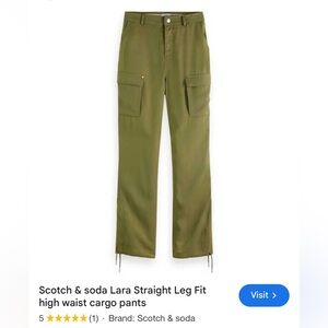 Scotch & Soda Khaki Cargo Trousers